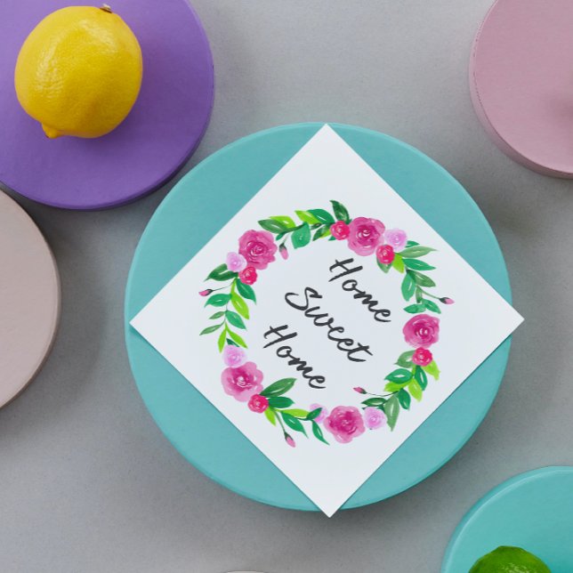 Servilleta De Papel Calentamiento de casas florales (Subido por el creador)