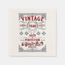 Servilleta De Papel Calidad de la cosecha en edad de perfección, cumpl