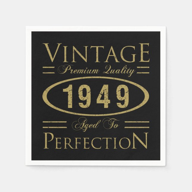 Servilleta De Papel Calidad Premium de 1949 (Anverso)