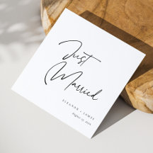 Caligrafía moderna recién casada : Personalizada