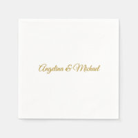 Caligrafía Profesional Elegante Color Dorado