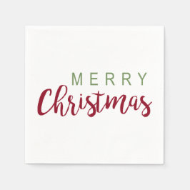 Servilleta De Papel Calilización de fiesta navideña simple