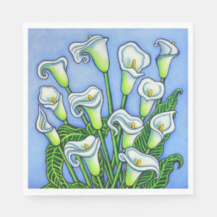 Servilleta De Papel Calla Lily Paper Napkins