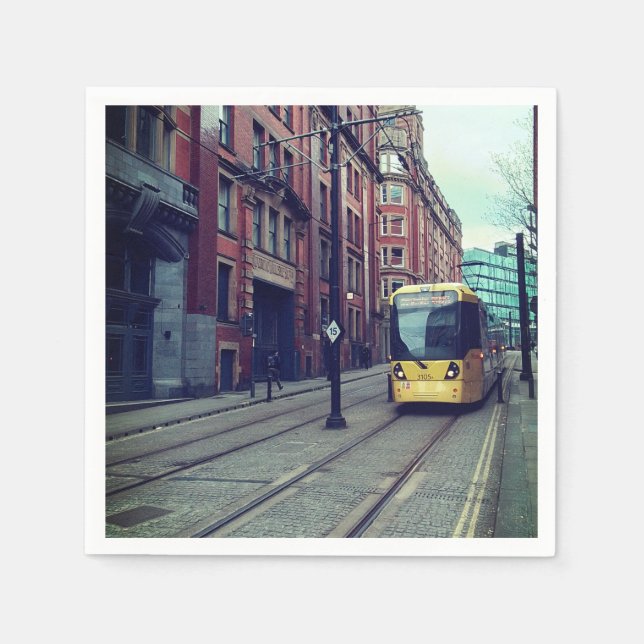 Servilleta De Papel Calle Manchester (Anverso)