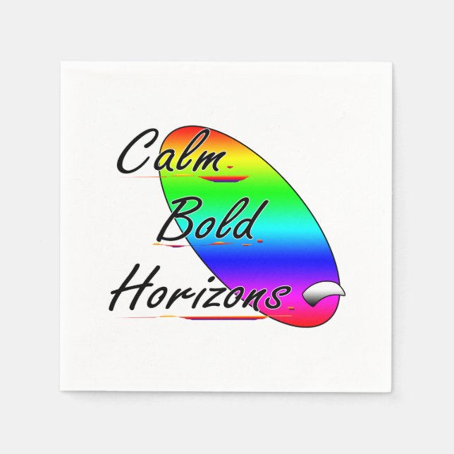 Servilleta De Papel Calle y audaz horizonte (Anverso)