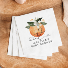 Servilleta De Papel CALLIOPE Little Cutie Clementine Baby Shower