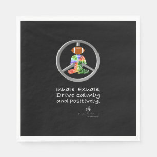 Servilleta De Papel Calm Car Ride Hogar Colores Tropicales Fútbol