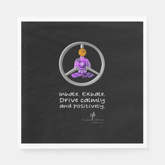 Servilleta De Papel Calm Car Ride Home Gabi Ball (Anverso)