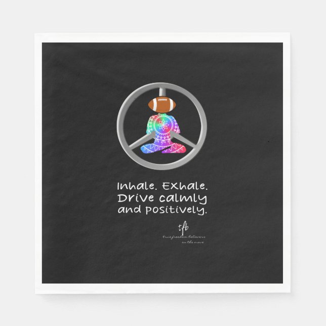 Servilleta De Papel Calm Car Ride Home Sea Siren Football (Anverso)