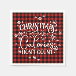 Servilleta De Papel Calorías de navidades no cuentan