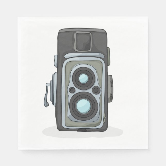 Servilleta De Papel Cámara de vintage (Anverso)