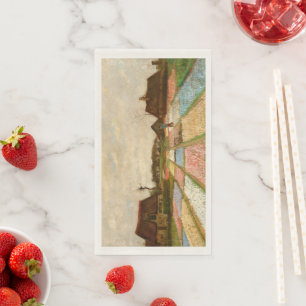 Servilleta De Papel Camas de flores en Holanda por Vincent Van Gogh