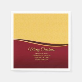 Servilleta De Papel Cambiar TODO el cóctel de Navidades de la organiza