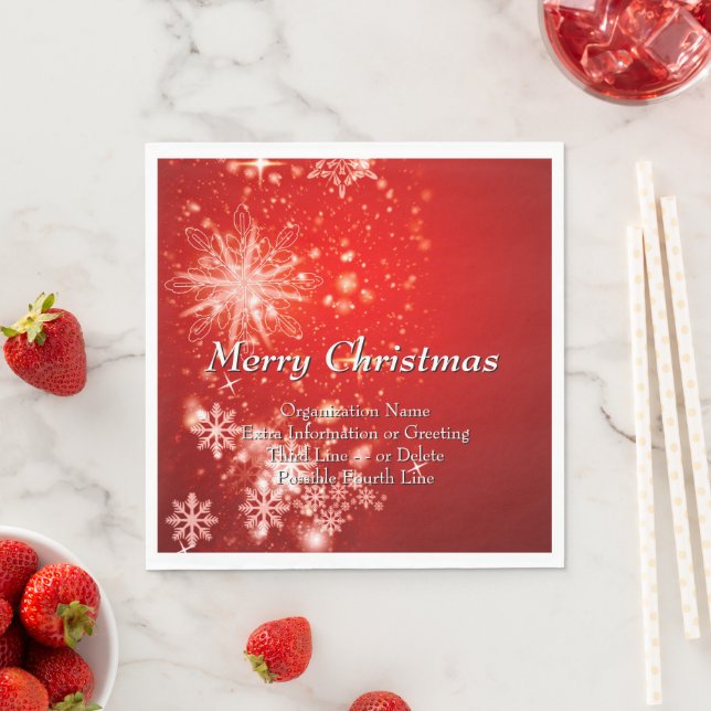 Servilleta De Papel Cambiar TODOS los Navidades de la organización de  (In situ)