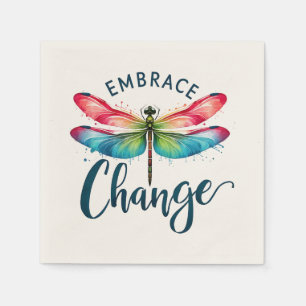 Servilleta De Papel Cambio de embrión - Dragonfly artístico
