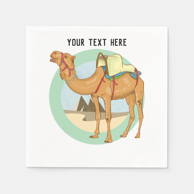 Servilleta De Papel Camel Trek Egipto (Anverso)