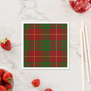 Servilleta De Papel Cameron tartan green