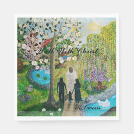 Servilleta De Papel Caminar Con Las Toallas De Cristo