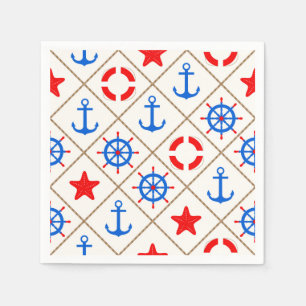 Servilleta De Papel Caminata marina.