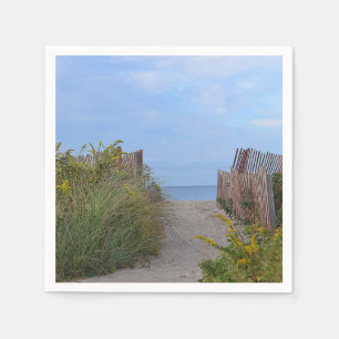 Servilleta De Papel Camino A La Caleta De Playa