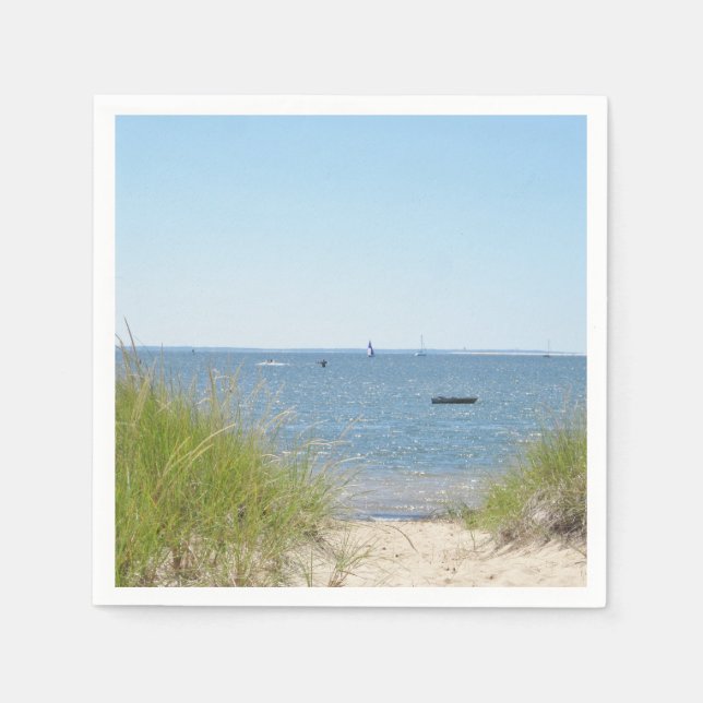 Servilleta De Papel Camino a la playa (Anverso)