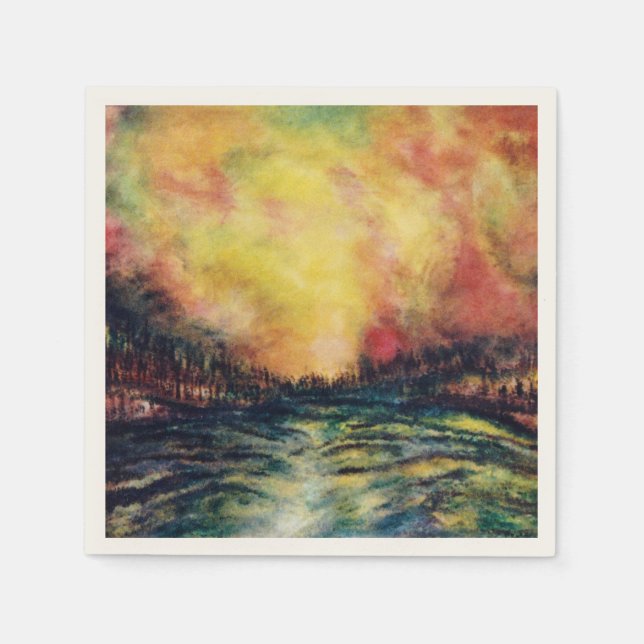 Servilleta De Papel Camino pacífico (Anverso)