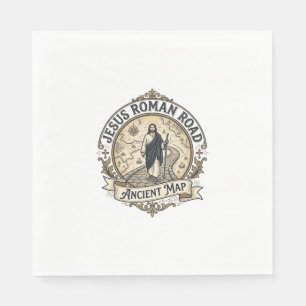 Servilleta De Papel Camino Romano Jesús Mapa Antiguo Camino Romano Jes