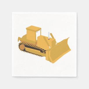 Servilleta De Papel Camión de Construcción Bulldozer