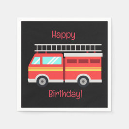 Servilleta De Papel Camión de fuego