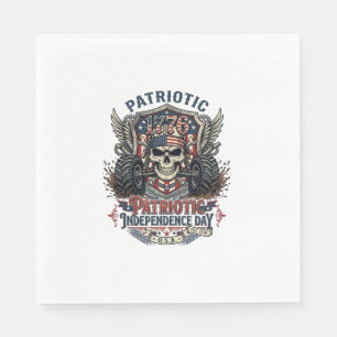 Servilleta De Papel Camioneta Monstruo Patriótica 1776 Fuera de Carret