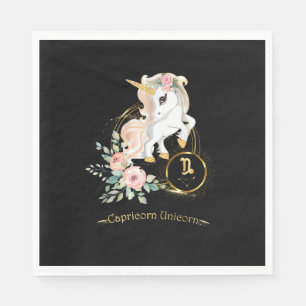 Servilleta De Papel Camisa Capricornio Zodíaco Unicornio Signo Astrolo