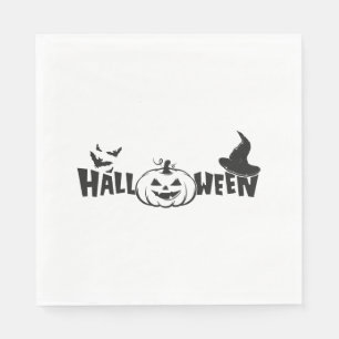 Servilleta De Papel Camisa de Halloween, divertida camiseta de Hallowe