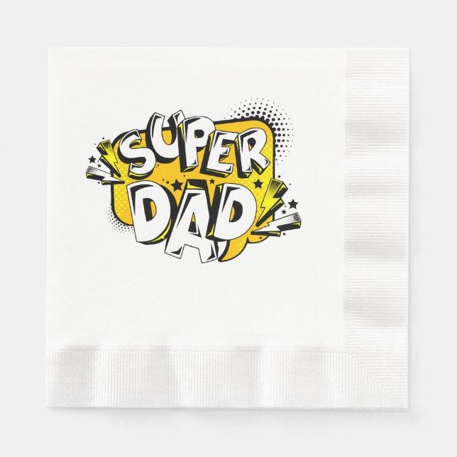 SERVILLETA DE PAPEL CAMISA DEL DÍA DEL PADRE (Anverso)