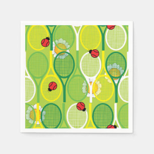 Servilleta De Papel Camisas de tenis con pájaros