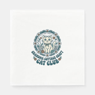 Servilleta De Papel Camiseta de arte para amantes de gatos y manualida