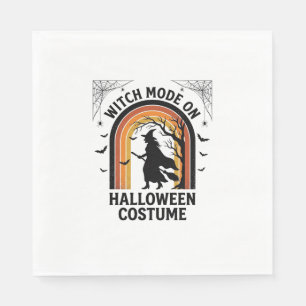 Servilleta De Papel Camiseta de Bruja de Halloween Disfraz Divertido G
