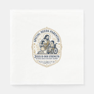 Servilleta De Papel Camiseta de crianza con necesidades especiales de