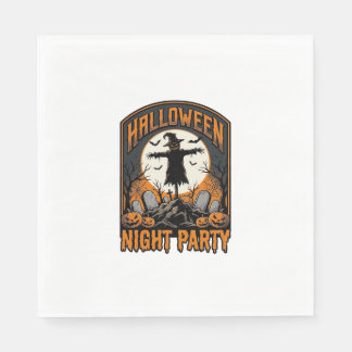 Servilleta De Papel Camiseta de espantapájaros de Halloween Fiesta de 