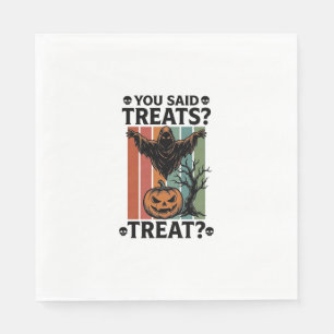 Servilleta De Papel Camiseta de Halloween de Fantasma con Castigo Espe