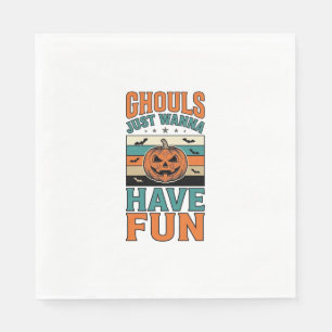 Servilleta De Papel Camiseta de Halloween de fantasmas antiguos que so