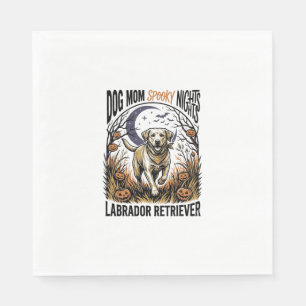 Servilleta De Papel Camiseta de Halloween de Labrador Vintage Dog Mom