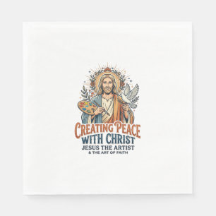 Servilleta De Papel Camiseta de hobby de acuarela de Jesús Fe inspirad
