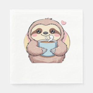 Servilleta De Papel Camiseta de Lover con café espumoso - Divertido av