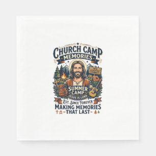 Servilleta De Papel Camiseta de nostalgia VBS de la Iglesia de Jesús b