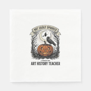 Servilleta De Papel Camiseta de profesor de historia del arte con grab