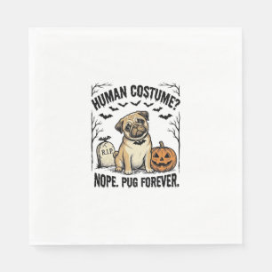 Servilleta De Papel Camiseta de Pug de Halloween Ropa de Perro Diverti