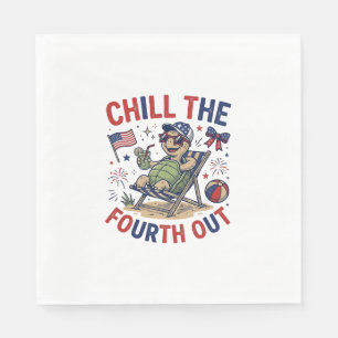 Servilleta De Papel Camiseta de vacaciones de verano de tortuga genial