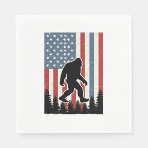 Servilleta De Papel Camiseta de vector vintage de la bandera americana