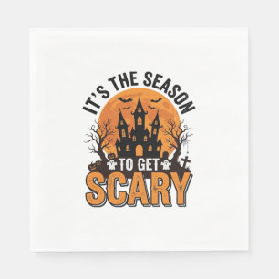 Servilleta De Papel Camiseta del Castillo Embrujado de la Temporada de