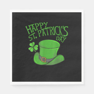 Servilleta De Papel Camiseta Feliz Día de San Patrón